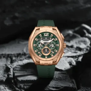 NAVIFORCE NF8063 Green multifuntional chronograph Analog Watch