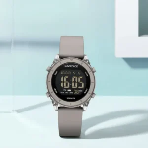 NF7108 Black round dial LCD display sports Digital Watch