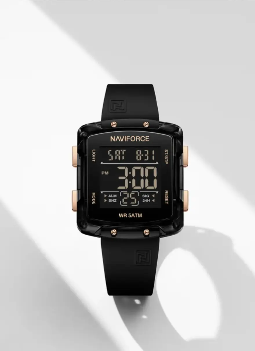 NF7121 Bold Square Digital Dial Digital Watch