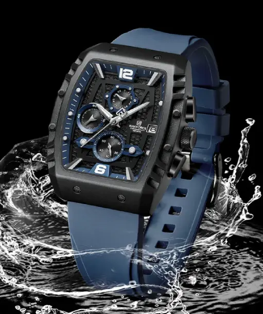 NF8025 Blue chronohgraph watch for men - NAVIFORCE (1)
