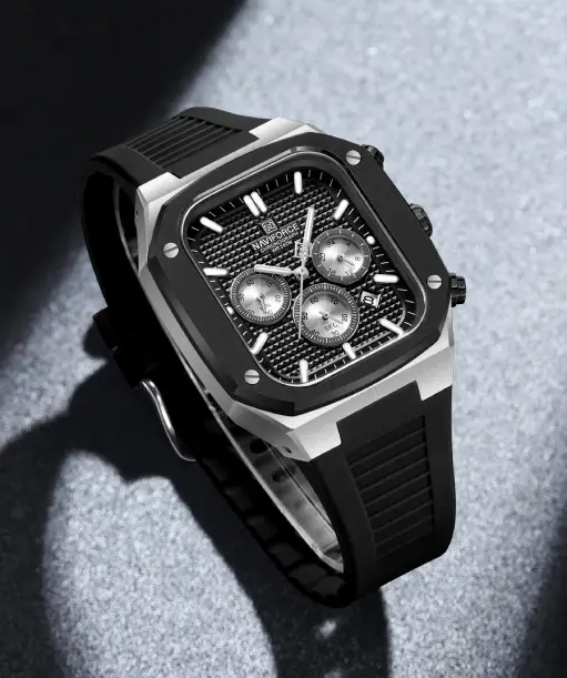 NF8037 chrome chronograph watch for men - NAVIFORCE (1)