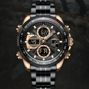 NF9197S Black Military Sport analog-digital watch for men - NAVIFORCE