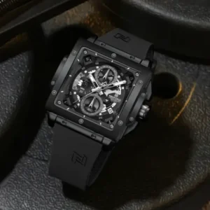 Naviforce NF8064 Elegant Square Black dial Analog watch