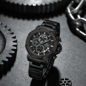 Naviforce NF8065 Black Stainless Steel Analog watch