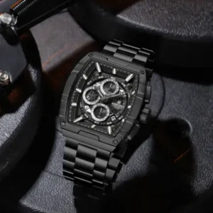 Naviforce NF8066 Black Cronograph Dial Analog Watch