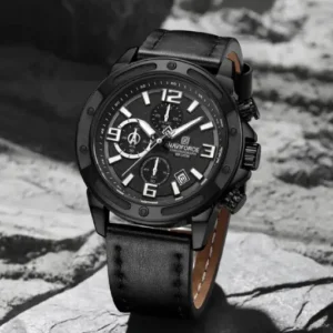 Naviforce NF8074 Multifunction fashion timepeice Analog Watch