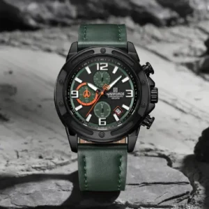 Naviforce NF8074 Multifunction fashion timepeice Analog Watch