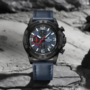 Naviforce NF8074 Multifunction fashion timepeice Analog Watch