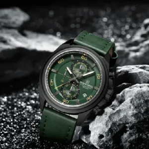 Naviforce NF8075 Green Military Style Men’s Analog Watch