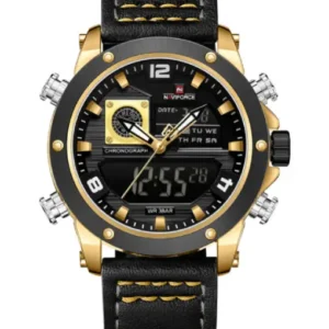 Naviforce NF9236 Black Strap Military Style Analog-Digital Watch