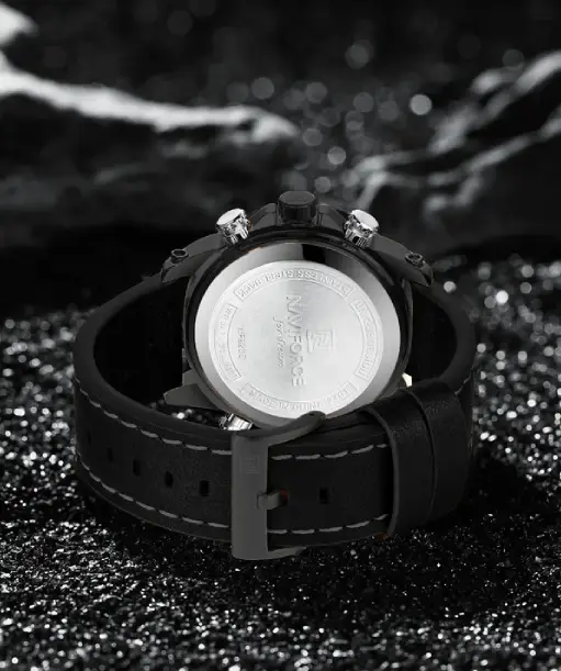 Naviforce NF9236 Black Strap Military Style Analog-Digital Watch - Image 3