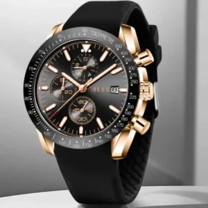 AL3014T Black Chrongraph Dial Analog Watch