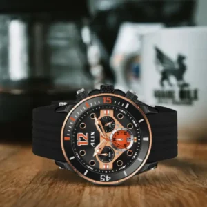 AL3015T Black Stylish chronograph dial Analog Watch