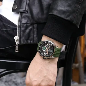 AL3015T Silver Stylish chronograph dial Analog Watch