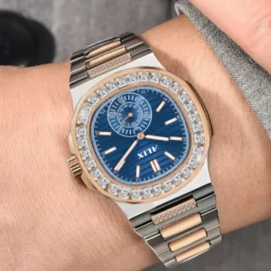 AL3053 Blue Dimond Dial Analog Watch