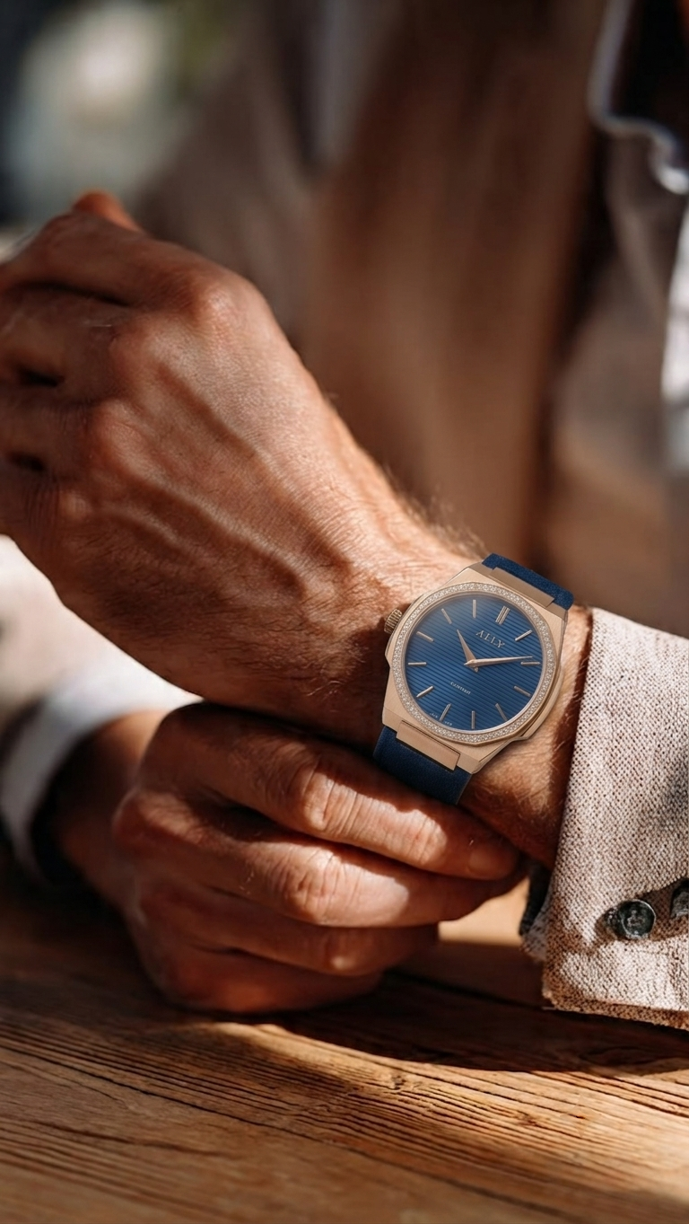 Blue Daimond Watch