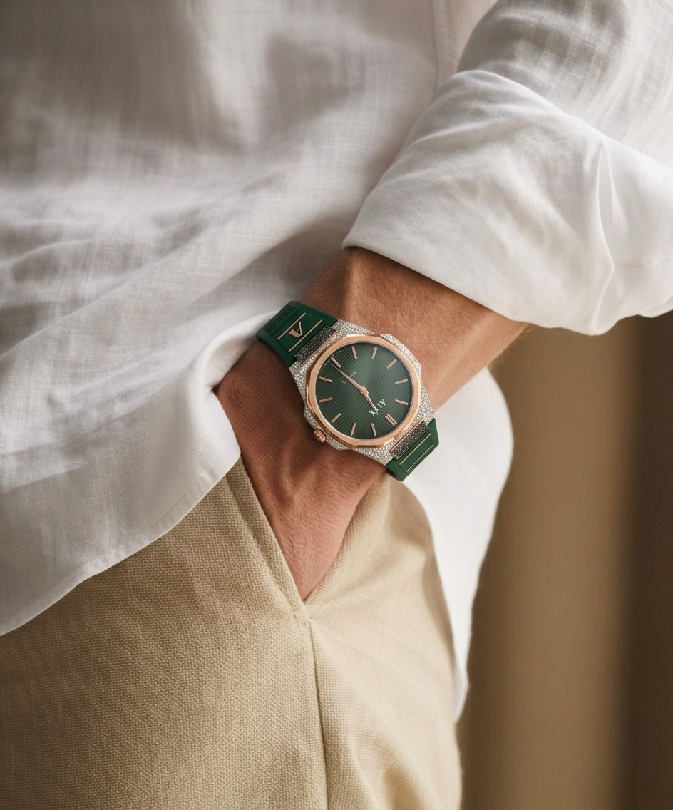 Green Daimond Watch